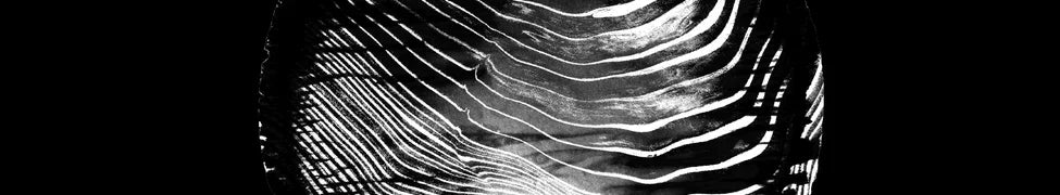 Abstract black and white wavy lines with vinyl record texture art design