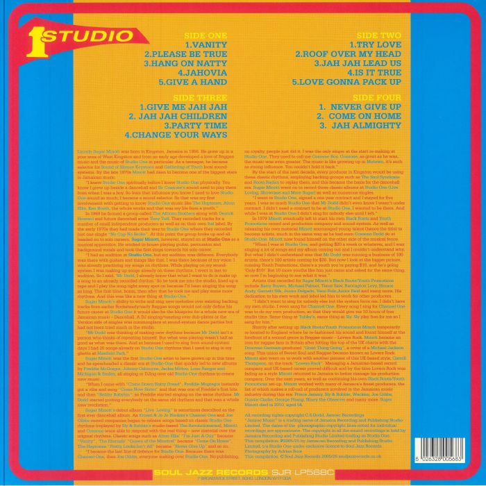 SUGAR MINOTT - At Studio One (20th Anniversary Edition) (2xLP)