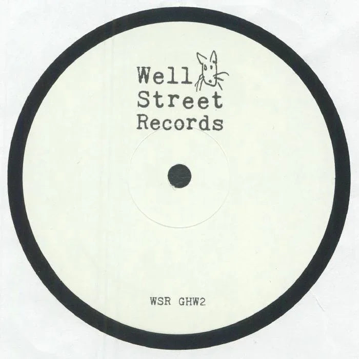 Well Street Records vinyl record label with minimal black text and hand-drawn logo
