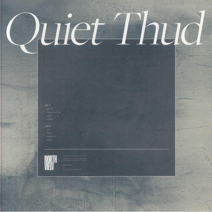 Quiet Thud vinyl record cover with minimalist grey design and North View label logo