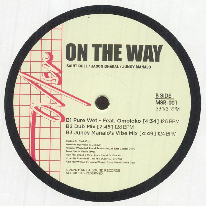 Saint Guel - On The Way (12")
