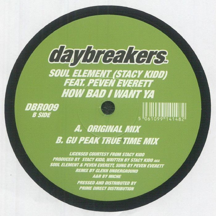 SOUL ELEMENT - How Bad I Want Ya (12")