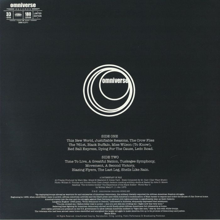 MARC MAC - The Invisible Soldiers ; Beats From The Motion Picture (LP)