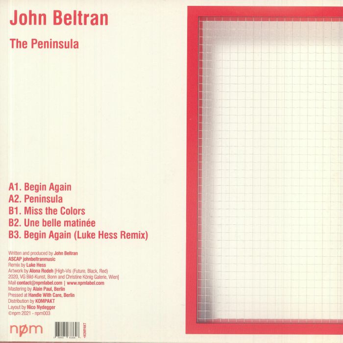 JOHN BELTRAN - The Peninsula (EP)