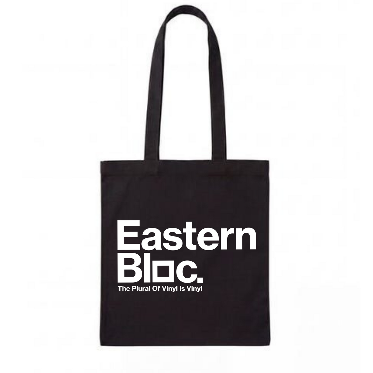 TOTE BAG | Black | White Text | Lightweight