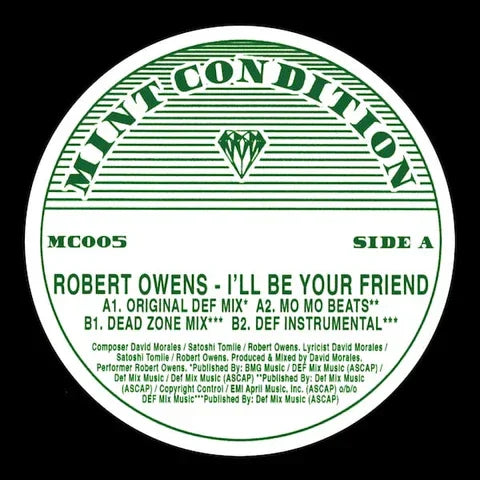 ROBERT OWENS - I'll Be Your Friend (Reissue)