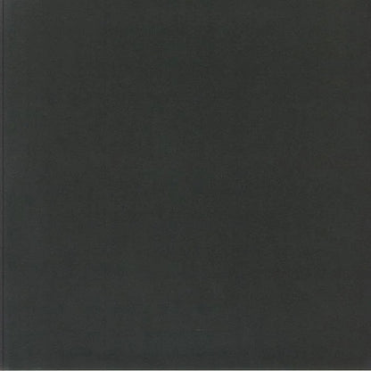 Minimalist plain black vinyl record cover with no text or graphics
