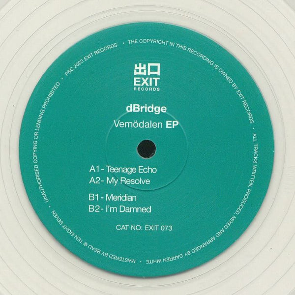 DBRIDGE 'Vemodalen' EP: Limited Clear 12-inch Vinyl, Essential Drum & Bass