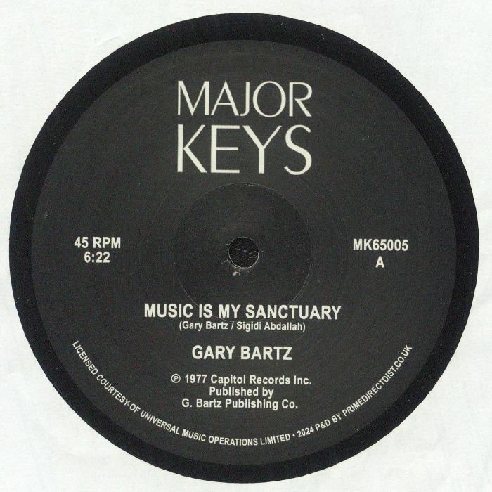 Gary BARTZ - Music Is My Sanctuary (12")