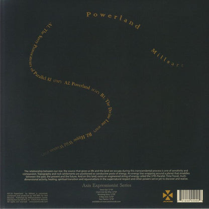 Millsart Powerland Axis US 12 Inch Vinyl Techno Space Jazz