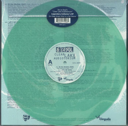 De La Soul Clear Lake Audiotorium Translucent Green Vinyl 12"