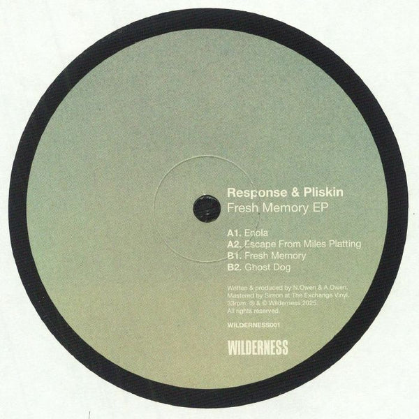 Response / Pliskin - Fresh Memory EP: Raw, Cutting-Edge Drum & Bass Vinyl