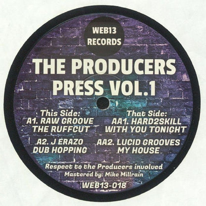 Raw Groove, J Erazo, Hard2skill, Lucid Grooves - The Producers Press Vol 1