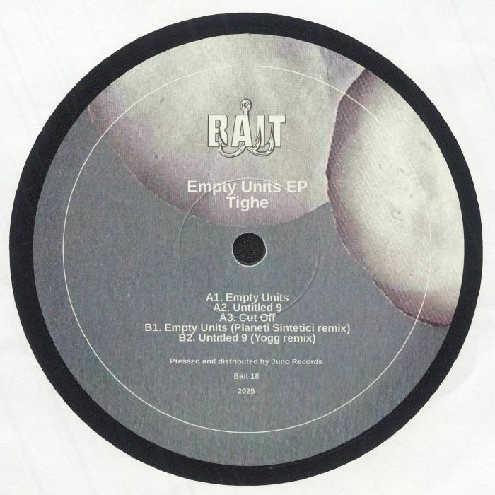 TIGHE - Empty Units EP: Deep Dubstep Vinyl with Pianeti Sintetici, Yogg Remixes