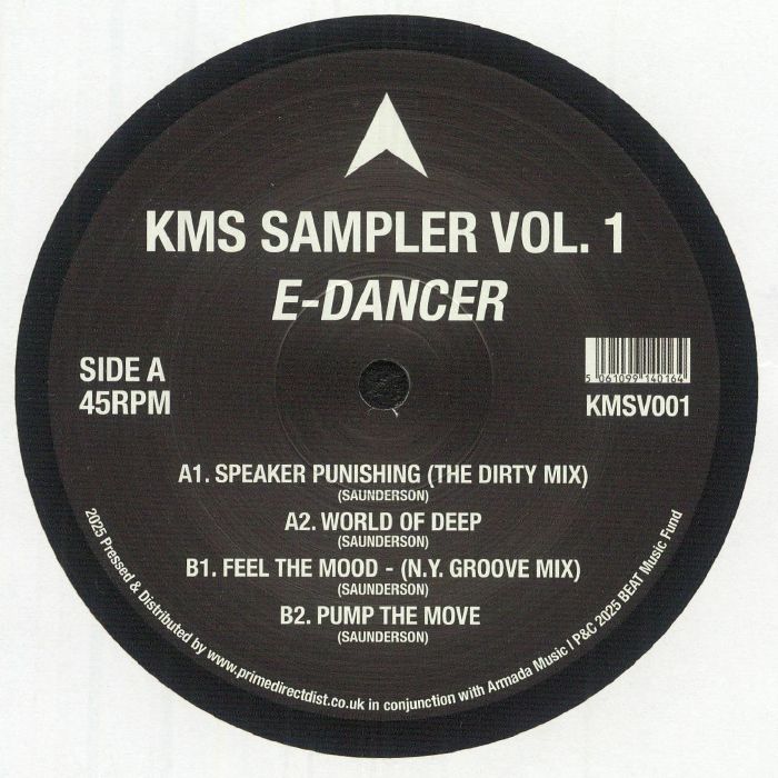 E DANCER KMS Sampler Volume 1 Vinyl: Essential Detroit Techno Reissue 12-inch EP