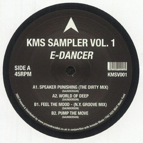 E DANCER KMS Sampler Volume 1 Vinyl: Essential Detroit Techno Reissue 12-inch EP