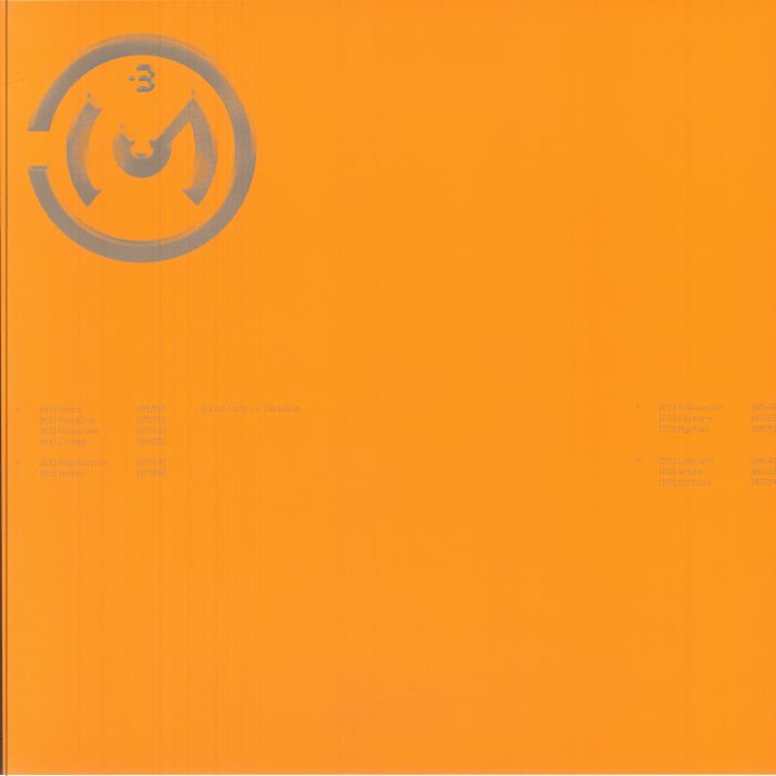 Bright orange cover with a gray circular maze-like logo in the top left corner