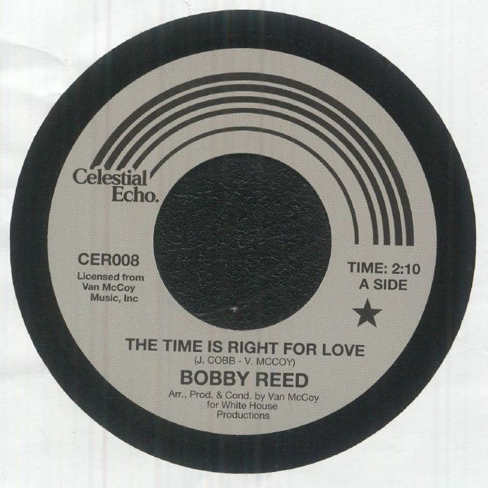 Bobby Reed 'The Time Is Right For Love' Soulful 7-inch Vinyl Reissue