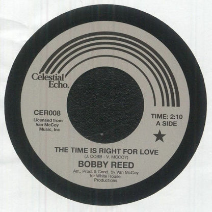 Bobby Reed 'The Time Is Right For Love' Soulful 7-inch Vinyl Reissue