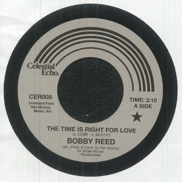 Bobby Reed 'The Time Is Right For Love' Soulful 7-inch Vinyl Reissue