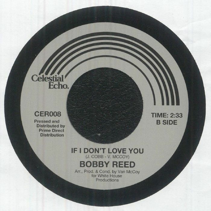 Bobby Reed 'The Time Is Right For Love' Soulful 7-inch Vinyl Reissue
