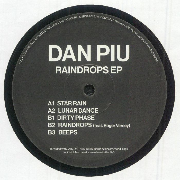 Dan PIU - Raindrops EP 12-inch Vinyl: Essential Minimal Tech House Record