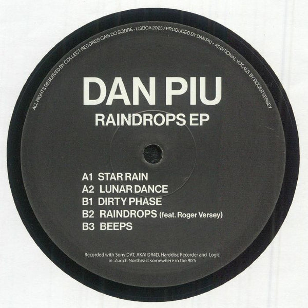 Dan PIU - Raindrops EP 12-inch Vinyl: Essential Minimal Tech House Record