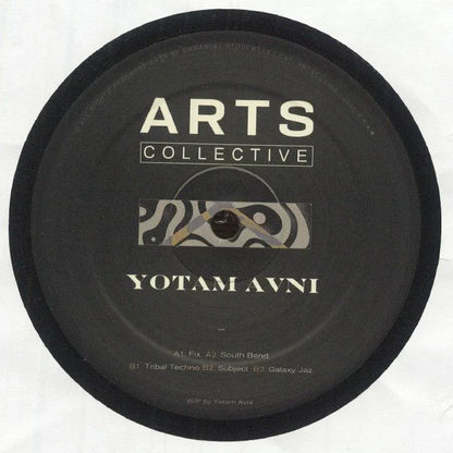 ARTS Collective vinyl record label for Yotam Avni with wavy abstract design