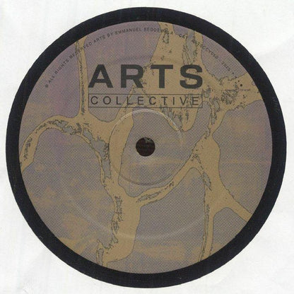 ARTS Collective vinyl record with abstract beige and gray label design