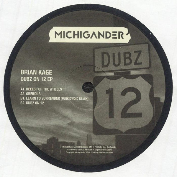 Brian Kage Dubz On 12 EP: Deep House, Dub Techno Vinyl feat. Funk D'Void