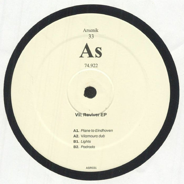 VIL's 'Reviver EP' - Essential Driving Techno Vinyl, Arsenik Sweden Release