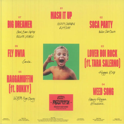 Chase Tha Worst Raggamuffin Orange Marbled Vinyl 12-inch Record