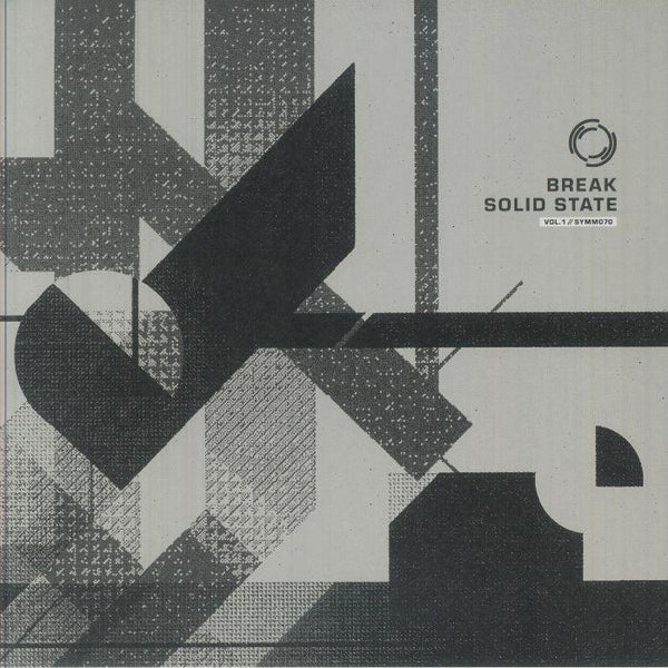 Break Solid State Vol.1 record cover with abstract geometric black and gray shapes