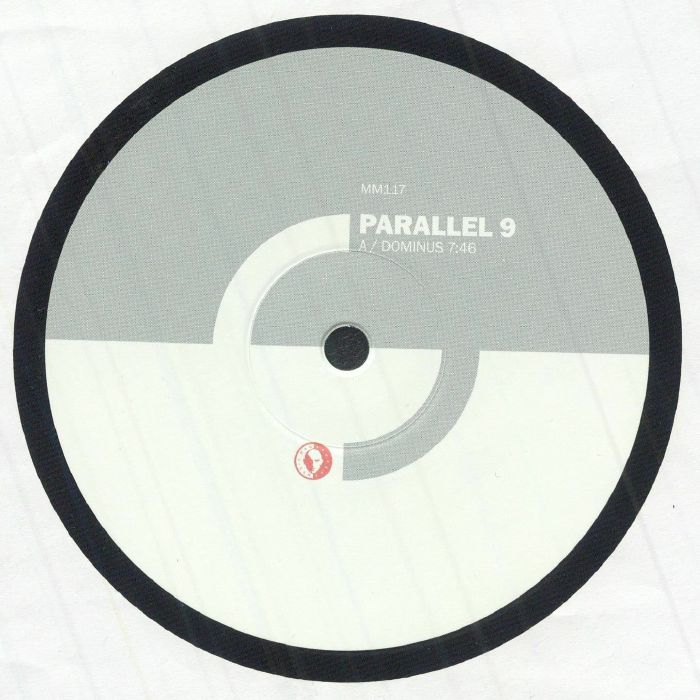 Vinyl record with 'Parallel 9' and 'Dominus 7:46' text on a white background
