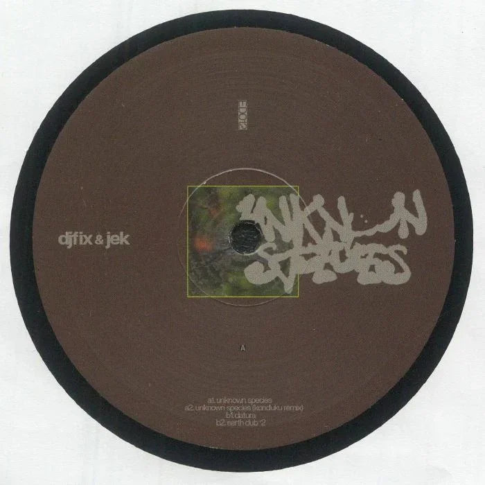 Disc with 'dfix & jek' branding on a white background