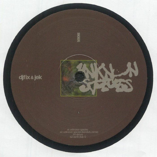 Disc with 'dfix & jek' branding on a white background