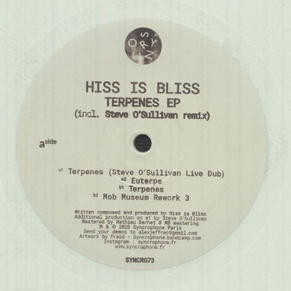 HISS IS BLISS - Terpenes EP (EP)