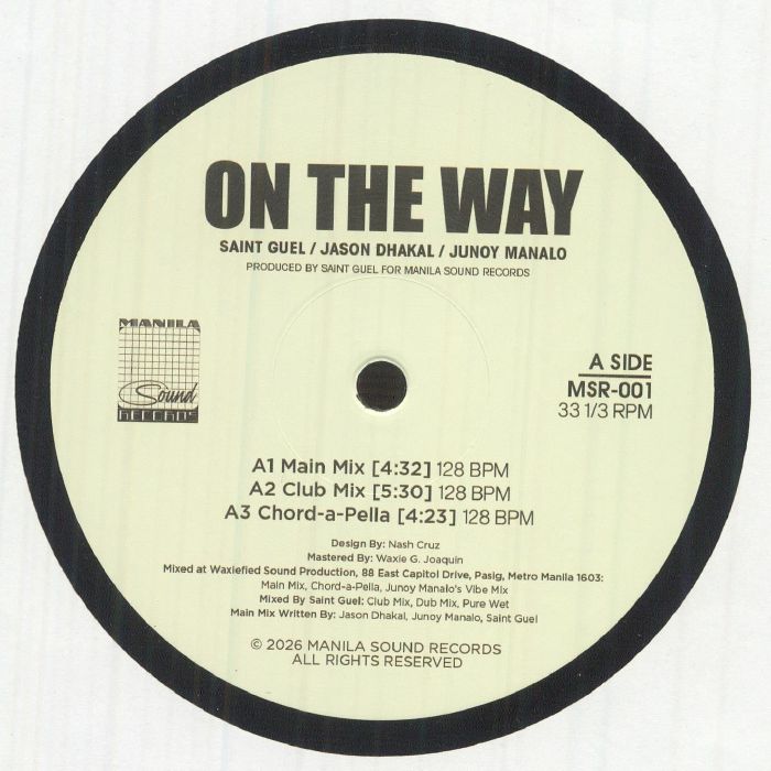 Saint Guel - On The Way (12")