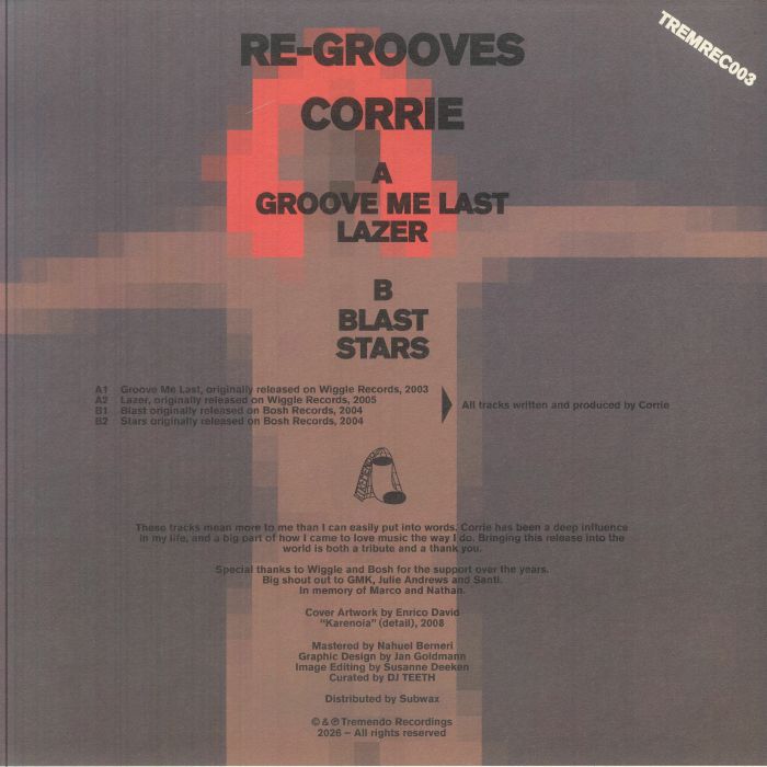 CORRIE - Re Grooves (12")