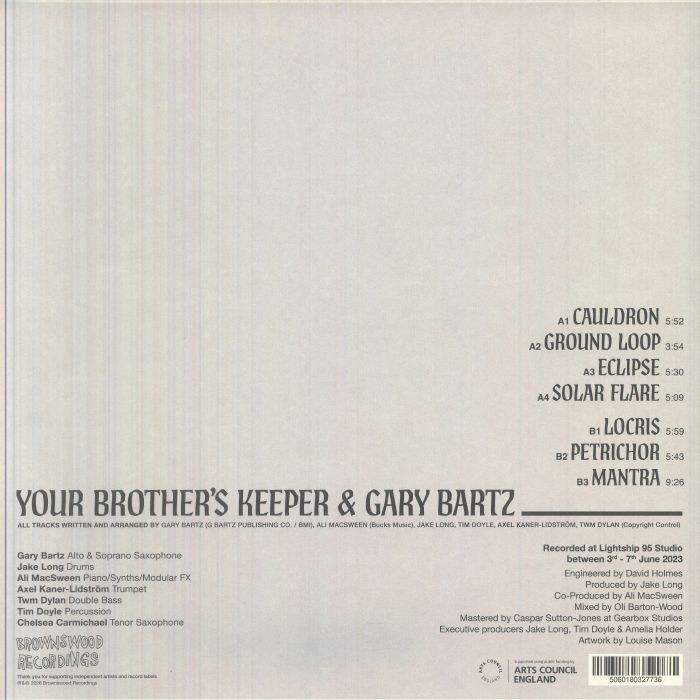 YOUR BROTHER'S KEEPER / GARY BARTZ - Where Rivers Meet (LP)