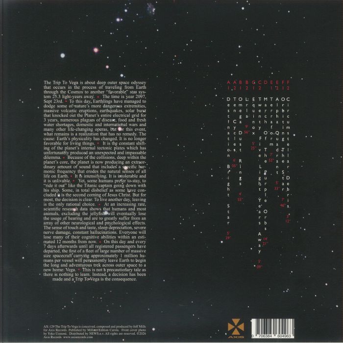 Jeff Mills - The Trip To Vega (3xLP)