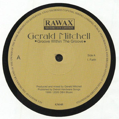 GERALD MITCHELL - Groove Within The Groove (12")