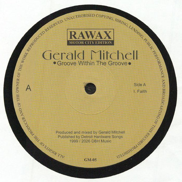 GERALD MITCHELL - Groove Within The Groove (12")