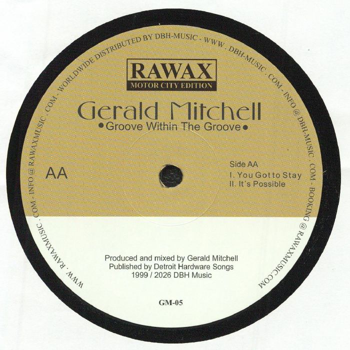 GERALD MITCHELL - Groove Within The Groove (12")