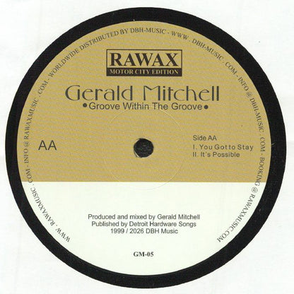 GERALD MITCHELL - Groove Within The Groove (12")
