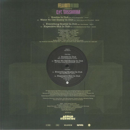 CAPTAIN YOSSARIAN - Fela Kuti In Dub (12" In Die-Cut Sleeve)