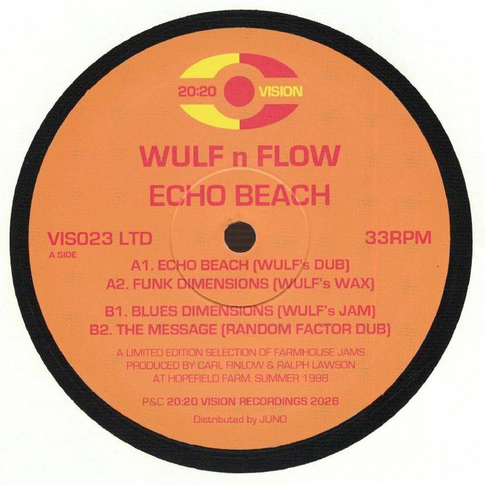 WULF N FLOW - Echo Beach (12")