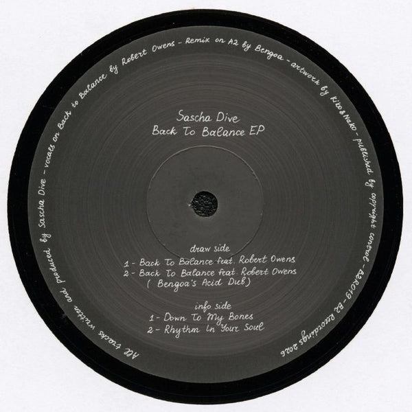 SASCHA DIVE - Back To Balance (EP)