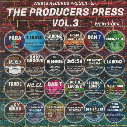 Danny J Lewis / Para / Raw Groove / Lavonz - The Producers Press Vol 3