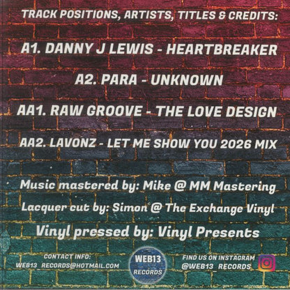 Danny J Lewis / Para / Raw Groove / Lavonz - The Producers Press Vol 3